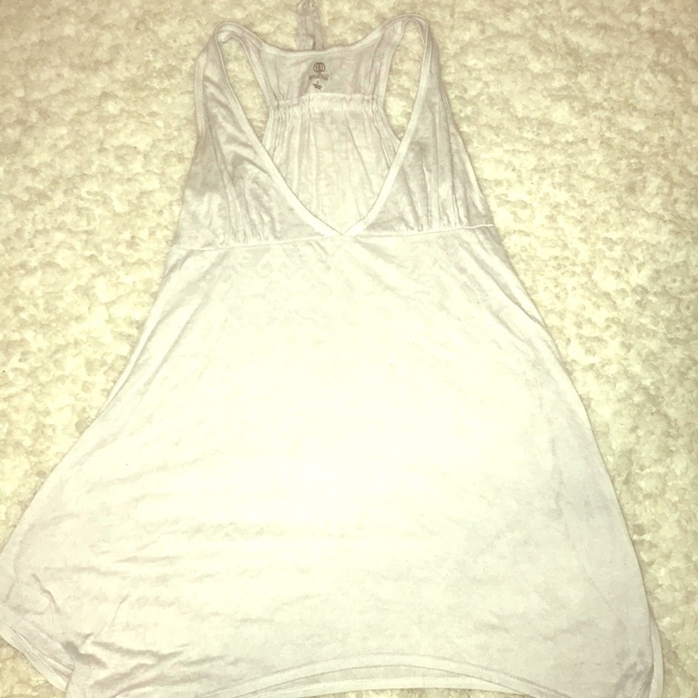 White bathing suit coverup